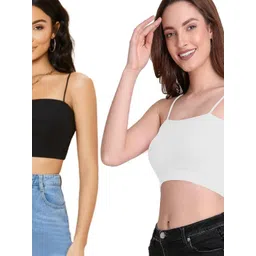 PINOVO Black Cotton Tops-picture-20