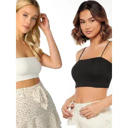 PINOVO Black Cotton Tops-picture-23