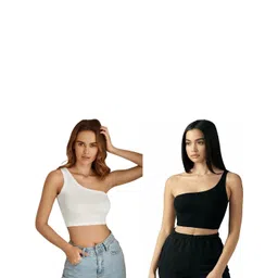 PINOVO Black Cotton Tops-picture-30