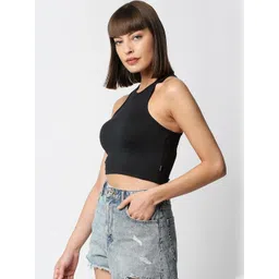 PINOVO Black Cotton Tops image 2