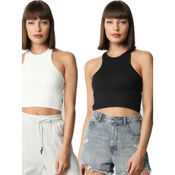 PINOVO Black Cotton Tops image 1