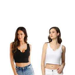 PINOVO White Cotton Tops-picture-42