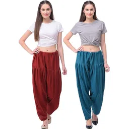 pinovo Wool Blend Solid Women ["Maroon","Green"] Salwar-picture-18