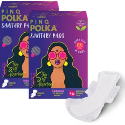 pinq polka Premium XXXL Rash Free | Ultra Thin Sanitary Pads, For Night Sanitary Pad-picture-21