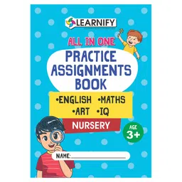 pinwheel books All In One Practice Assignments Book, English, Maths, Art, IQ, Nursery - English-picture-13