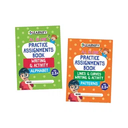 pinwheel books All In One Practice Assignments Books, Writing & Activity, Alphabet & Patterns, Set of 2 Books - English-picture-28