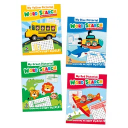 pinwheel books My First Pictorial Word Search with Coloured Pictures, Set of 4 Books - English-picture-17