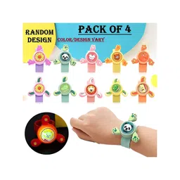 PIPALIYA Kids Spinners Slap Band Toy Cartoon Spinning Top Rotating with Light-picture-42