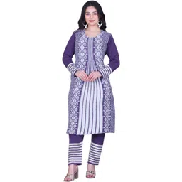 PIPASA Women Regular Beads and Stones Kurta with Trousers & With Dupatta-picture-18