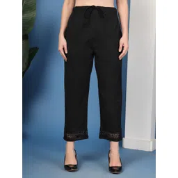 Pistaa Women Cotton Regular Fit Palazzos-picture-33