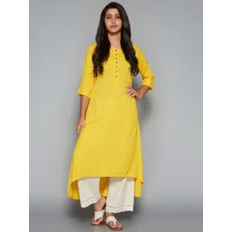 Pistaa Women Yellow Kurta-picture-38