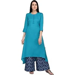 pistaa's Women's Viscose Kurta with Palazzo Set-picture-31