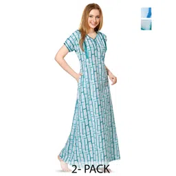 Piu Printed Maxi Nightdress-picture-25