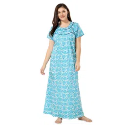 Piu Printed Maxi Nightdress-picture-12
