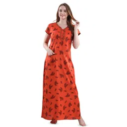 Piu Printed Maxi Nightdress-picture-38