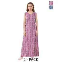 Piu Printed Maxi Nightdress-picture-26