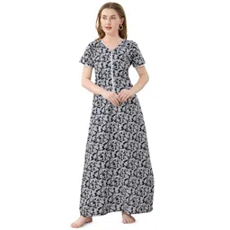 Piu Printed Maxi Nightdress-picture-32