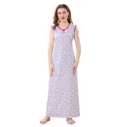 Piu Printed Maxi Nightdress-picture-22