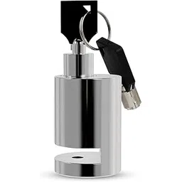 Pivalo PVHDBL1 Stainless Steel Disc Brake Lock Heavy Duty 7mm Automobile Locking with Chrome Finish Anti Theft Bicycle Wheel Security for All Bikes Scooty & Motorcycle-picture-16