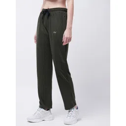 pivl Women Solid Dark Green Track Pants-picture-10