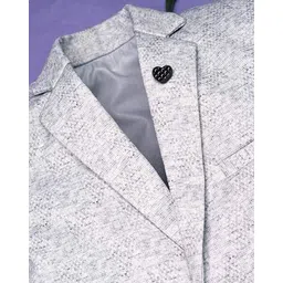 pixie n prince Boys Heathered Pattern Blazer image 3