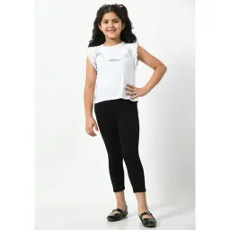 pixie n prince  Girls Slim Fit Capris image 2