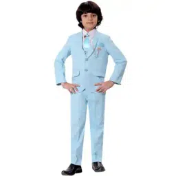 pixie n prince Boy Coat Suit Set with Pant Shirt Waistcoat & Tie-picture-35