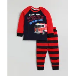 pixie n prince Boy Graphic Nightsuit Set-picture-34