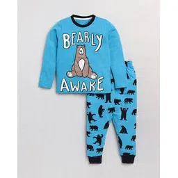 pixie n prince Boy Graphic Nightsuit Set-picture-36