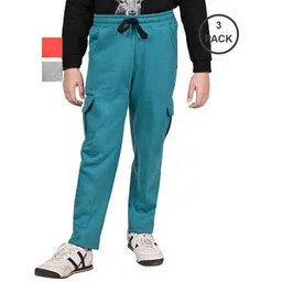 pixie n prince Boys Pack of 3 Fitted High-Rise Track Pants-picture-25
