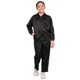pixie n prince Girls Regular Fit Jackets & Pants Tracksuit Set-picture-25