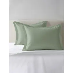 Pizuna Sea Foam Cotton Pillow Covers - Set of 2-picture-31