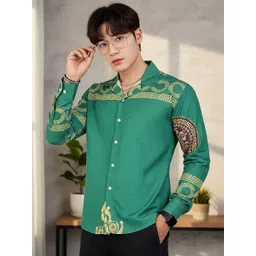 Pjyot by surhi Men Relaxed Printed Casual Shirt-picture-27