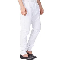pk mart White Men's 100% Cotton Round Drawstring Pyjama | Medical Patient Care Pajama | Pyjama for Summer Wear image 1
