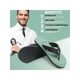 PKKART Men Green EVA Thong Flip-Flops image 2