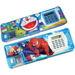 pkm 2 Calculator Geometry Box NA Art Plastic Pencil Boxes-picture-10