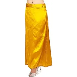 pkyc Women's Satin Petticoat (Yellow, 52)-picture-10