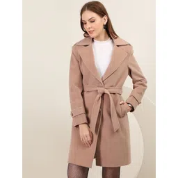 plagg Wool Solid Coat For Women-picture-20