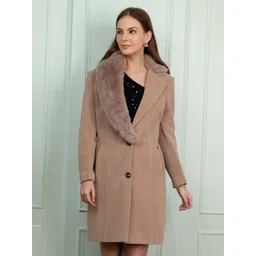 plagg Wool Solid Coat For Women-picture-14