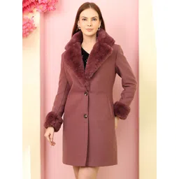 plagg Wool Solid Coat For Women-picture-31