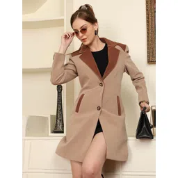 plagg Wool Solid Coat For Women-picture-10