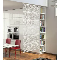 planet decor MDF Engineered Wood Hanging Room Divider in Brown Colour-picture-16