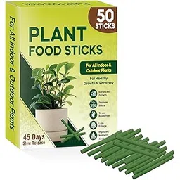 Plant Food Fertilizer Sticks For All Home Garden Indoor & Outdoor Plants | Plant Growth Booster, fertilizer For Plants | Plant Booster For Speed Growth, Multi-Purpose Fertilizers (Pack of 50)-picture-32