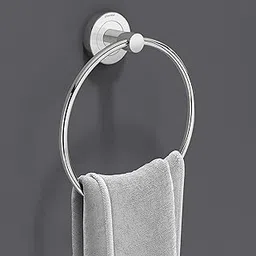 Plantex Compact Stainless Steel Towel Hanger for Bathroom/Towel Holder/Napkin Holder for Wash Basin/Towel Ring/Bathroom Accessories (Pack of 1)-picture-32