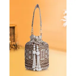 PLANX Embellished Potli Clutch-picture-22