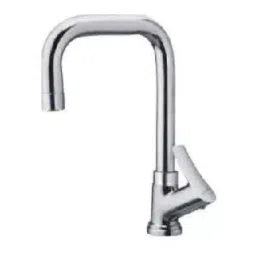 Plato Metalic Finish Inces Pillar Cock Swan Neck Long Spout Size Of 12.7 mm (1/2 Inch), IN 008 A-picture-28