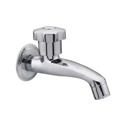 PLATO VALURA Series Bib Cock Long Body Wall Mount Silver, V-003 L-picture-30