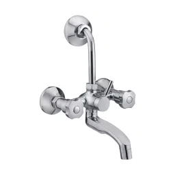 PLATO VALURA Series Wall Mixer 2 in 1 with Bend Wall Mount Silver, V-014 LT-picture-34