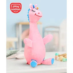 Play Nation Dancing Talking Unicorn Soft Toy Pink - Height 38 cm-picture-27