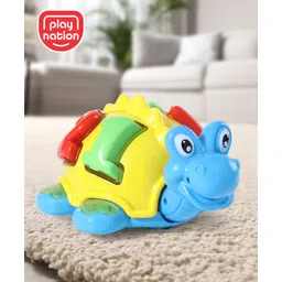 Play Nation Dragon Bump and Go Musical Toy - Yellow & Blue-picture-23